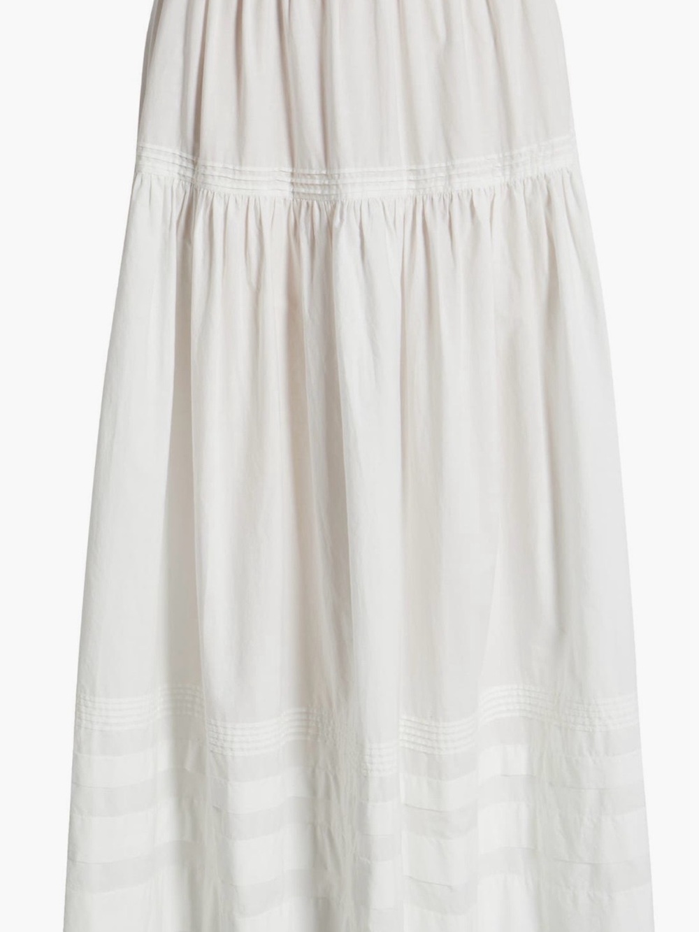 Doen Sebastiane Tiered Maxi Skirt In Powder XS NWT - Picture 2 of 7